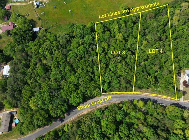 SHOAL CREST DRIVE lot: 3 And 4, ASHVILLE, AL 35953