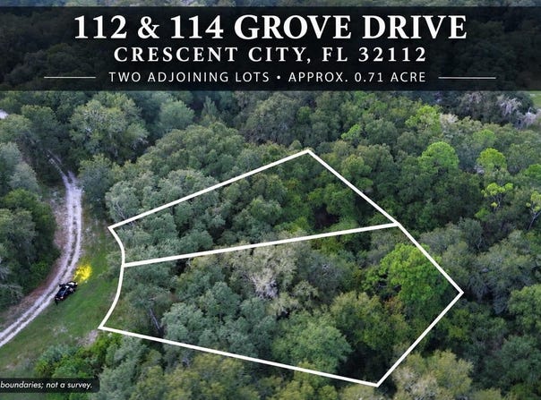 112 & 114 GROVE Drive, CRESCENT CITY, FL 32112