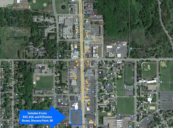 532 DIVISION STREET lot: 0 & 616 Divison Included, Stevens Point, WI 54481