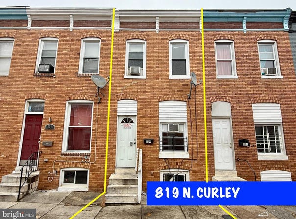 819 N CURLEY Street N, BALTIMORE, MD 21205