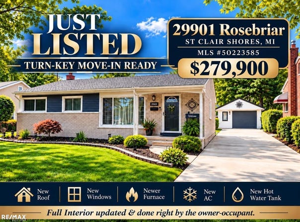 29901 Rosebriar Street, Saint Clair Shores, MI 48082