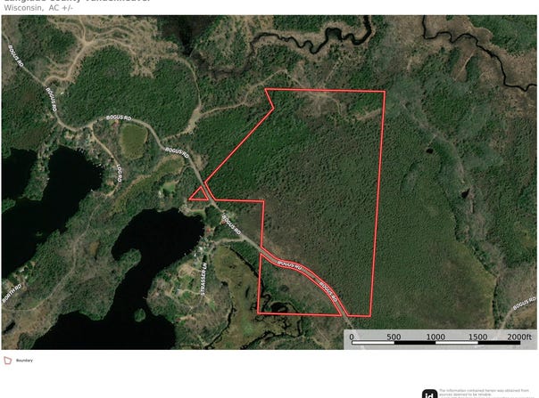 BOGUS Road, DEERBROOK, WI 54424