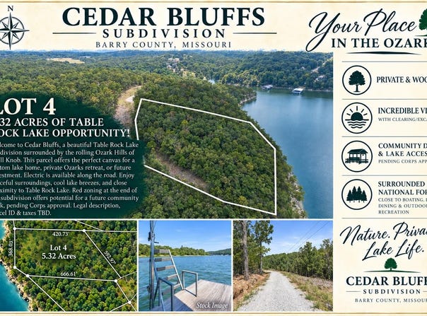 Cedar Bluff Lane lot: 4, Shell Knob, MO 65747