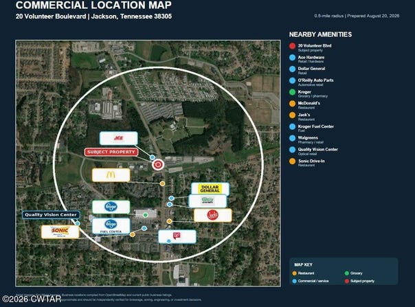 20 Volunteer Boulevard, Jackson, TN 38305