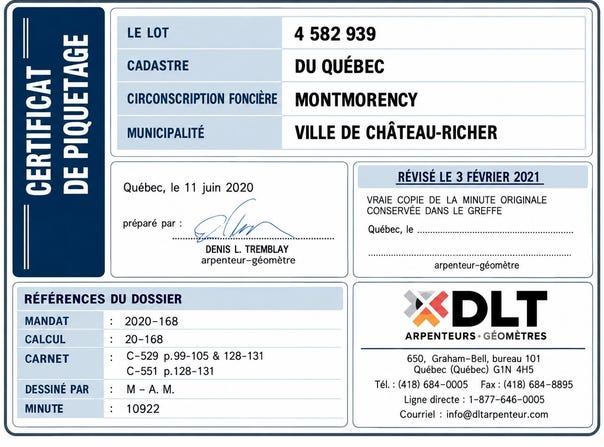 Premier Rang, Château-Richer, Quebec G0A1N0