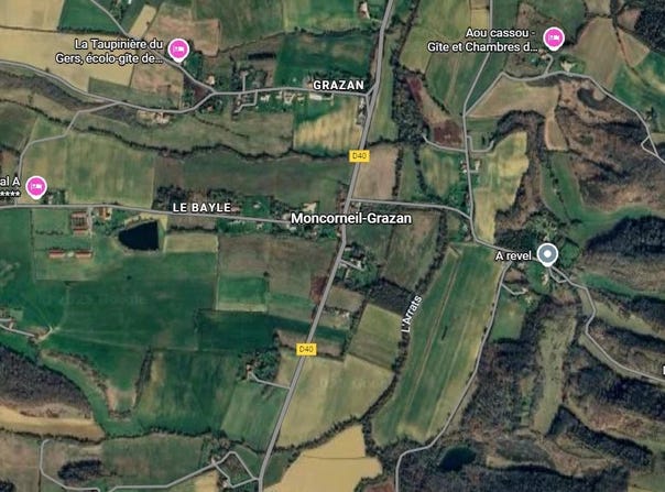 Moncorneil-Grazan, Gers 32260