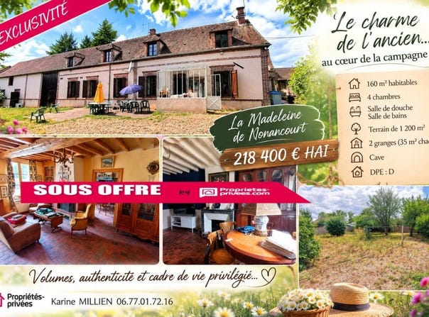 La Madeleine-de-Nonancourt, Upper Normandy 27320