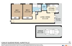 12/85-87 Queens Rd, Hurstville, NSW 2220