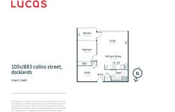 105S/883 Collins Street, Docklands, Vic 3008