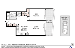 1501/12 Jack Brabham Drive, Hurstville, NSW 2220