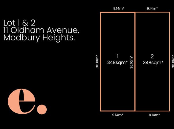 Lot 1 & 2, 11 Oldham Avenue, Modbury Heights, SA 5092