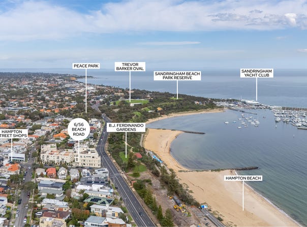 6/56 Beach Road, Hampton, Vic 3188