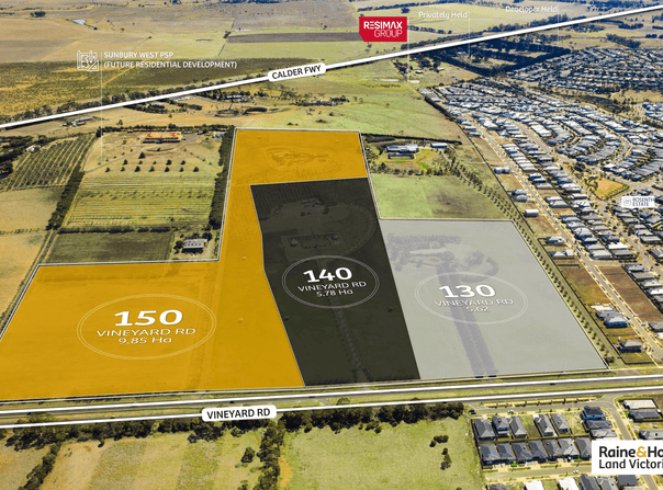 130, 140 & 150 Vineyard Road, Sunbury, Vic 3429