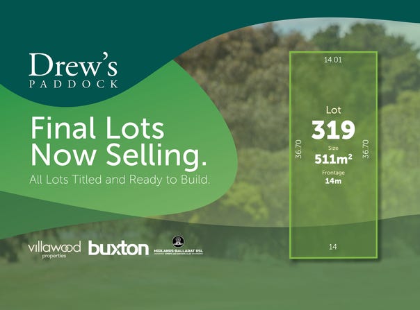 Lot Drews Paddock, Lot 319 Divot Circuit, Invermay Park, Vic 3350