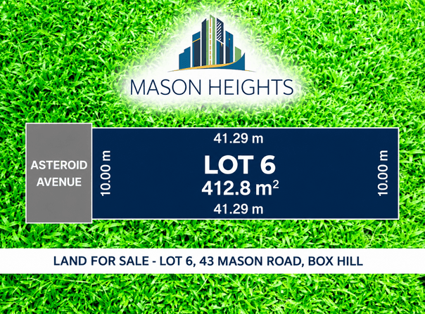 Lot 6, 43 MASON ROAD, Box Hill, NSW 2765