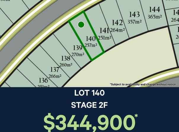 Stage 2F Lot 140, Tralee, NSW 2620