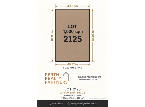 Lot 2125, 24 Foxzami Drive, Darling Downs, WA 6122