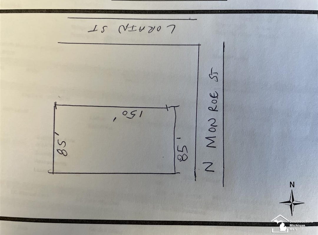 471 N Monroe, Monroe, MI 48162 Land for Sale