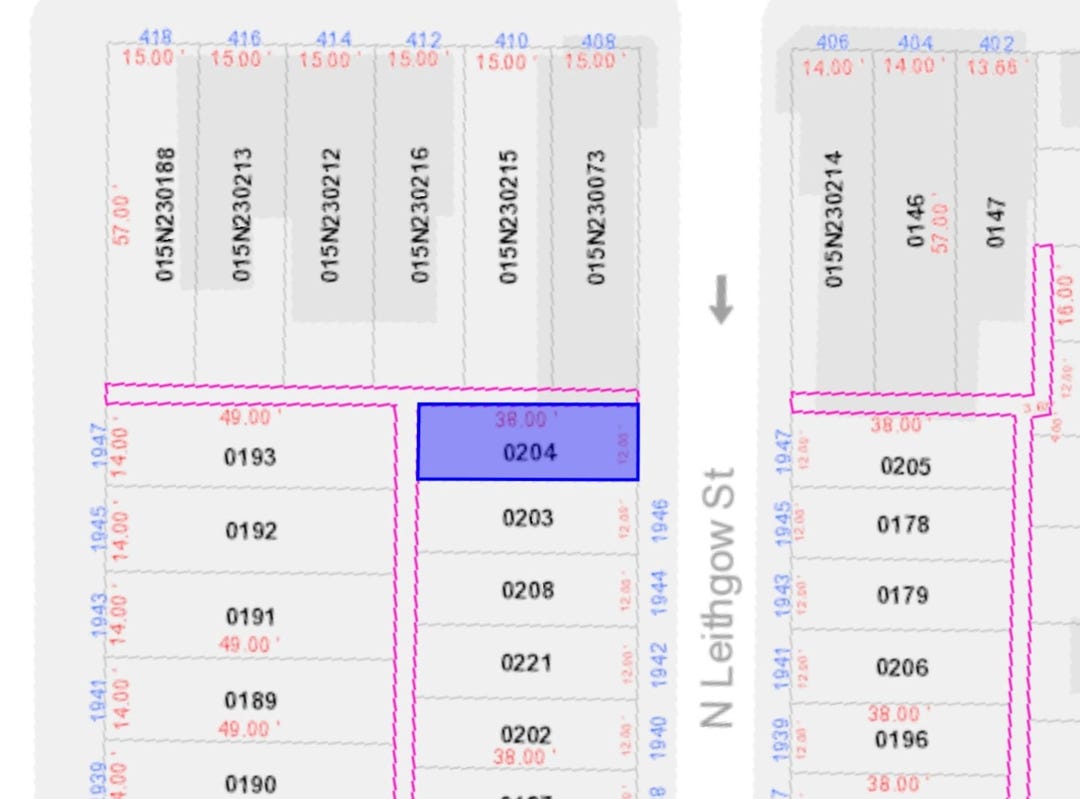 1948 N LEITHGOW STREET, PHILADELPHIA, PA 19122 Land for Sale