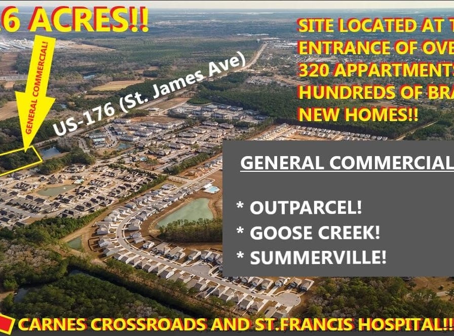 0 St James Avenue, Summerville, SC 29486 Land for Sale