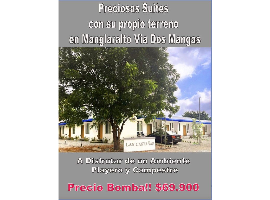 LAS CASTAí‘AS Near the Coast Property For Sale in ManglaraltoVia Dos