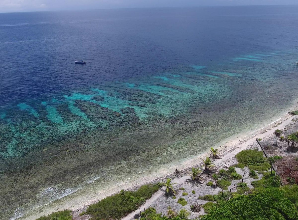 190 ft oceanfront Big Rock, Utila, Bay Islands Department Land for Sale