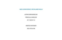 6825 John Dr, Richland Hills, TX 76118