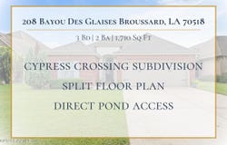 208 Bayou Des Glaises, Broussard, LA 70518