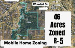 46 Acres Zoned R-5, Grenada, MS 38901