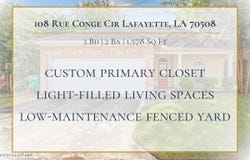108 Rue Conge Circle, Lafayette, LA 70508