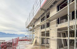 Dans un quartier résidentiel, Grandvaux, Vaud 1091