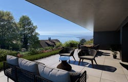 Dans un quartier résidentiel, Grandvaux, Vaud 1091