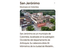 San Jerónimo, Antioquia, Colombia, San Jerónimo, Antioquia 051077