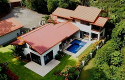 Luxury Waterfall-View Home with Guest House near Dominical, Costa Rica: Mountain House For Sale in Dominical, Dominical, Puntarenas 60504