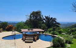 Casa Jardin: Spacious Family Home with Spectacular Ocean Views â€“ Pool â€“ Jacuzzi â€“ Casita on a unique 3.2 acres Property â€“ In secure Montana Community, Playa Samara, Guanacaste