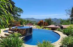 Casa Jardin: Spacious Family Home with Spectacular Ocean Views â€“ Pool â€“ Jacuzzi â€“ Casita on a unique 3.2 acres Property â€“ In secure Montana Community, Playa Samara, Guanacaste