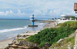 Ballenita Ocean Front Home- Direct Beach Access: You Will Not Find Another Brand New Ocean Front Home with Direct Beach Access in this Price Range. Forever Sunsets Offered, Ballenita, Santa Elena