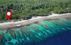 215 ft oceanfront Big Rock, Utila, Islas de la Bahia