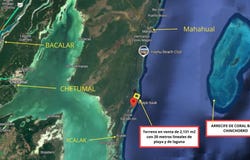 carretera xcalak - Mahahual lote 2880, Xcalak, Othón P. Blanco, Quintana Roo, Othon P Blanco, Quintana Roo 77940