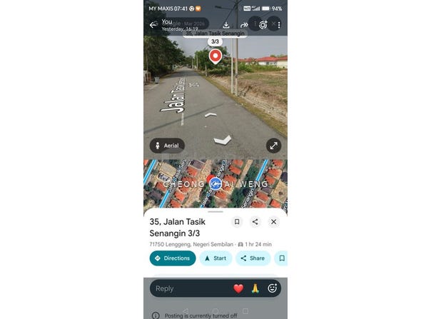 Jalan tasik senangin 3/3, Lenggeng, Negeri Sembilan 71750