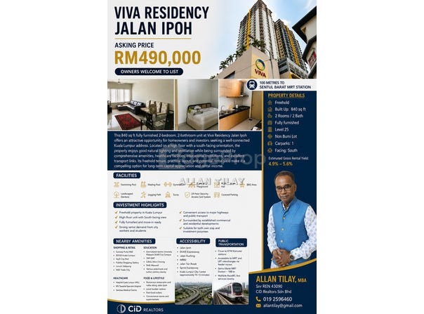 3rd Mile Jalan Ipoh, 51200, Kuala Lumpur, Jalan Ipoh, Kuala Lumpur 51200