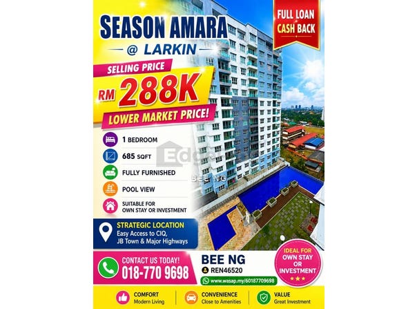 Off Jalan Tun Abdul Razak, Johor Bahru, 80350, Johor, Johor Bahru, Johor 80350