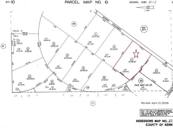 0 Columbia Rd + Calvin Cir., California City, CA 93505