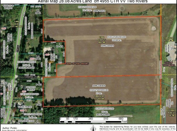 4955 County Highway VV -, Two Rivers, WI 54241