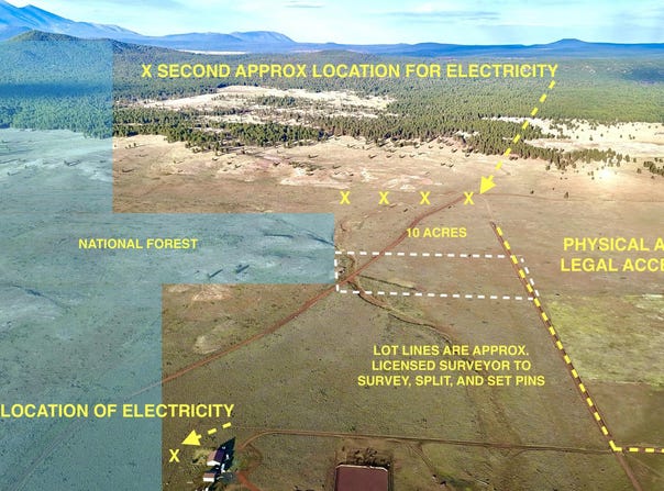 Tanner Ranch Rd lot: 2, Parks, AZ 86018