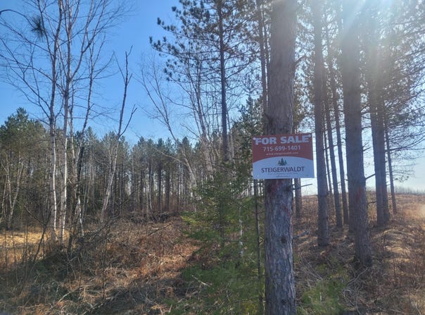 Near KNOWLES RD, Loretta, WI 54896
