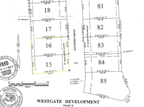 Lot 15 & 16 Buckhorn Circle, Perryville, AR 72126