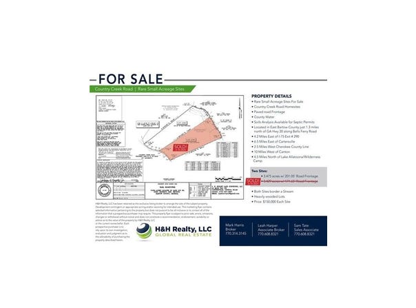 0 Country Creek Road, White, GA 30184