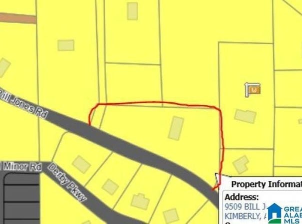 9509 BILL JONES ROAD lot: 1, KIMBERLY, AL 35091