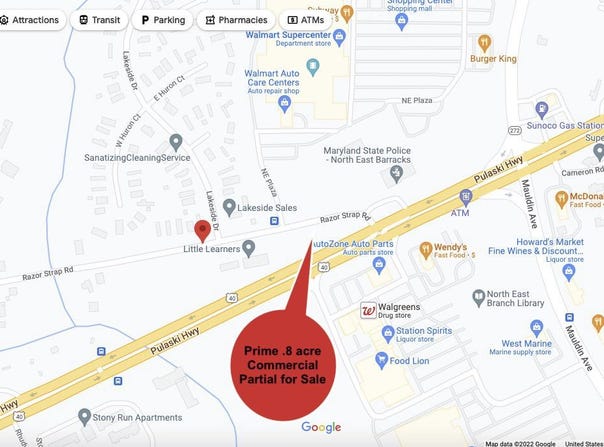 2515 PULASKI HIGHWAY, NORTH EAST, MD 21901